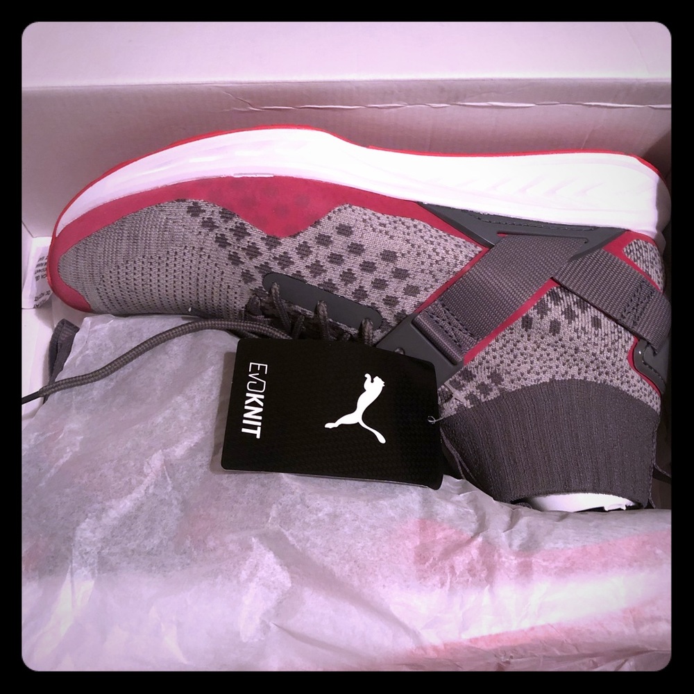 Gray & red pumas